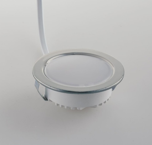 Immagine di Faretto Incasso Tondo Per Bagno IP44 Nemo Silver 65mm Led 3,5w Intec Light