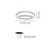 Immagine di Faretto da Incasso Bagno Bianco 65mm Led 3,5w IP44 Nemo Intec