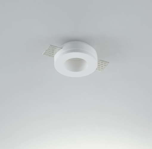 Immagine di Faretto Gesso Incasso A Scomparsa Rotondo 7 cm Mini R1 Intec Light