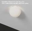 Immagine di Struttura In Gesso Incasso A Scomparsa Con Portalampada E27 Eva R1 Intec Light