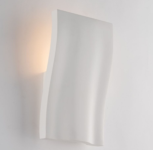 Picture of Applique Curva Verticale Gesso Bianco Verniciabile Soul AP Intec Light