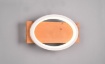 Immagine di Applique Legno e Metallo Bianco Led Switch Dimmer 3000K Barca Trio Lighting 