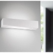Immagine di Applique Gesso Rettangolare Luce Biemissione Candida 36 cm Fan Europe