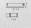 Immagine di Applique Moderna Led 4000k Allumino Bianco Doppia Emissione Luce Omega Fan Europe