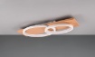 Immagine di Plafoniera Legno e Metallo Bianco Doppia Accensione Led Switch Dimmer 3000K Barca Trio Lighting