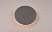 Immagine di Applique Belly Led Retroilluminazione Alluminio Antracite IP54 Ø25 cm Trio Lighting