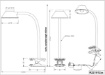 Immagine di Lampada da Scrivania Flessibile con Pinza Led Berry Grigia Trio Lighting 