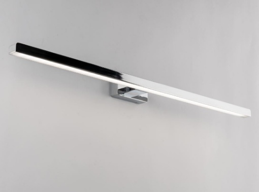 Immagine di Lampada Led Moderna Per Specchio Cromo Lancer 75cm IP54 Intec Light