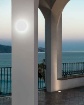 Immagine di Applique Tonda Da Esterno Zodiac 18 cm Bianca Led CCT IP65 Intec Light