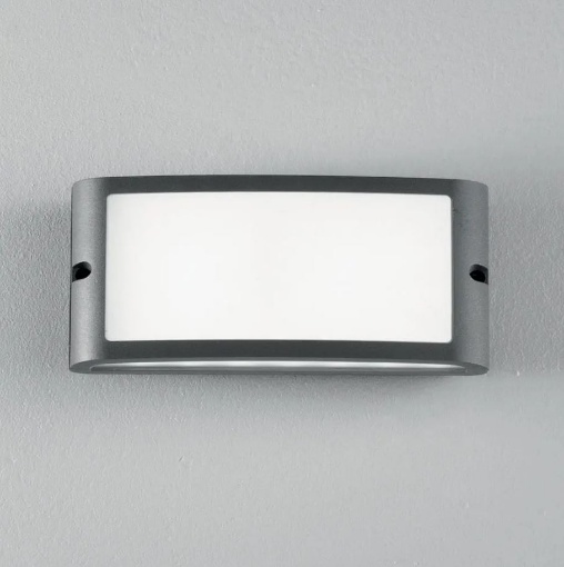 Immagine di Applique Esterno Luce 3 Direzioni Led CCT Antracite IP54 Dubai Intec Light