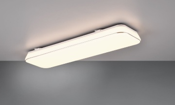 Immagine di Plafoniera Rettangolo Led Switch Dimmer Luce Calda Blanca Trio Lighting 