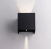 Immagine di Applique Cubo Da Esterno Led CCT 20w Luce Regolabile Alfa Antracite Intec Light
