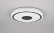 Immagine di Plafoniera Moderna Bunda Bordo Nero Led 16W 3000K Trio Lighting