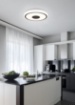 Immagine di Plafoniera Moderna Bunda Bordo Nero Led 16W 3000K Trio Lighting