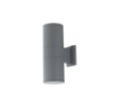 Immagine di Applique Cilindro Biemissione Led E27 Jump AP2 Grigio IP44 Intec Light