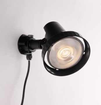 Immagine di Faretto Proiettore Per Esterni Nero IP65 Con Picchetto Grubb-15M Intec Light