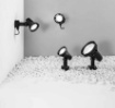 Immagine di Proiettore Da Esterno Nero IP44 Con Picchetto e Lampadina Led E27 7W