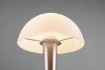 Immagine di Lumetto Touch On/Off Canaria Nichel e Vetro Bianco Spazzolato Trio Lighting 