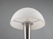 Immagine di Lumetto Touch On/Off Canaria Nichel e Vetro Bianco Spazzolato Trio Lighting 