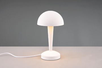 Immagine di Lumetto Moderno Touch On/Off Canaria Bianco Opaco Trio Lighting 