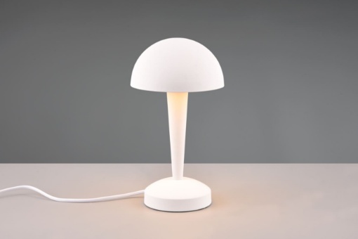 Immagine di Lumetto Moderno Touch On/Off Canaria Bianco Opaco Trio Lighting 