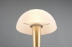 Immagine di Lumetto Ottone con Paralume Vetro Bianco Touch On/Off Canaria Trio Lighting