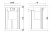 Immagine di Applique Alluminio Nero Carmo per Esterno Led con Sensore IP54 Trio Lighting 