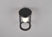 Immagine di Applique Alluminio Nero Carmo per Esterno Led con Sensore IP54 Trio Lighting 