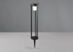 Immagine di Lampione da Giardino Alluminio Nero Carmo Led con Sensore IP54 Trio Lighting