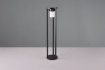 Immagine di Lampione da Giardino Alluminio Nero Carmo Led con Sensore IP54 Trio Lighting