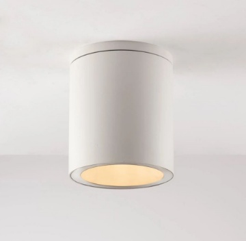 Immagine di Faretto Spot Soffitto Cilindro Da  Esterno IP54 Citizen R1 Bianco Intec Light