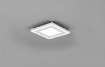 Immagine di Lampada Bianca Quadrata Soffitto Parete 20x20 cm Carus Led 4000k Trio Lighting