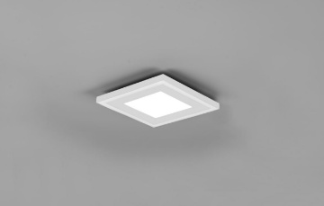 Immagine di Lampada Bianca Quadrata Soffitto Parete 20x20 cm Carus Led 4000k Trio Lighting
