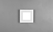 Immagine di Lampada Bianca Quadrata Soffitto Parete 20x20 cm Carus Led 4000k Trio Lighting