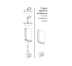 Immagine di Applique Tonda Con Palpebra 30cm Da Esterno Antracite Led 28w 4000k