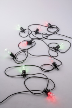 Immagine di Catena Luminosa 10 Mt Da Giardino Picnic 10 Luci LED RGB+CCT IP65 Intec