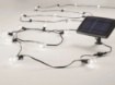 Immagine di Catena 25 Luci Da Esterno E12 7,62 Metri IP44 Con Pannello Solare Picnic-Solar Intec