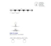 Immagine di Catena Luminosa Per Giardino 10 Luci E14 Nero 5 Metri IP44 Picnic Intec Light