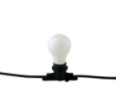 Immagine di Ghirlanda Catena Luminosa Da Giardino 10 Luci E27 Picnic Nero 10 Metri IP44 Intec Light