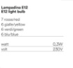 Picture of Ghirlanda Luminosa Da Giardino 25 Luci Multicolor E12 7,62 Metri IP44