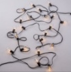 Immagine di Ghirlanda Luminosa Da Esterno 762 cm 25 Lampadine E12 3000k IP44 Picnic Led Intec Light