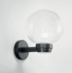 Immagine di Applique Palla Trasparente Da Esterno 1xE27 IP44 Polly AP Intec Light