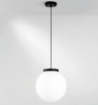Immagine di Lampada A Sospensione Sfera Plastica Bianca Esterno IP44 Polly S Intec Light
