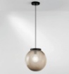 Immagine di Sospensione Esterna Sfera Plastica Fume 25cm IP44 Polly Intec