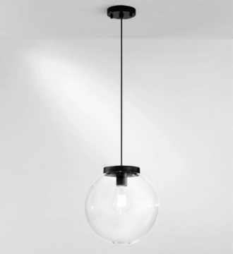 Immagine di Lampada A Sospensione Sfera Plastica Trasparente Esterno IP44 Polly S Intec Light