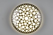 Picture of Plafoniera Design Moderno Effetto Cerchi Led Chizu Nera 3000K Trio Lighting