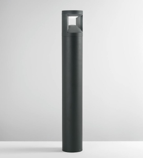 Immagine di Paletto Torre Da Giardino 81 cm Led 12W CCT IP65 Wami Antracite Intec
