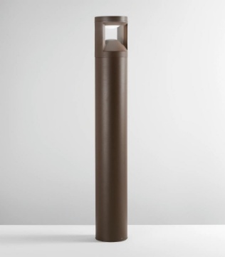 Immagine di Paletto Lampione Da Giardino 81 cm Marrone Led 12w CCT IP65 Wami Corten Intec Light