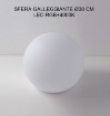 Picture of Lampada Galleggiante Sfera 30 cm Led RGBW Ricarica Solare IP65 Con Telecomando