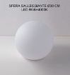 Immagine di Lampada Galleggiante Sfera 30 cm Led RGBW Ricarica Solare IP65 Con Telecomando